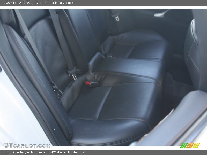 Glacier Frost Mica / Black 2007 Lexus IS 350