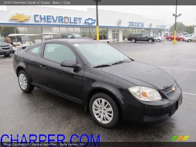 Black / Gray 2010 Chevrolet Cobalt LS Coupe