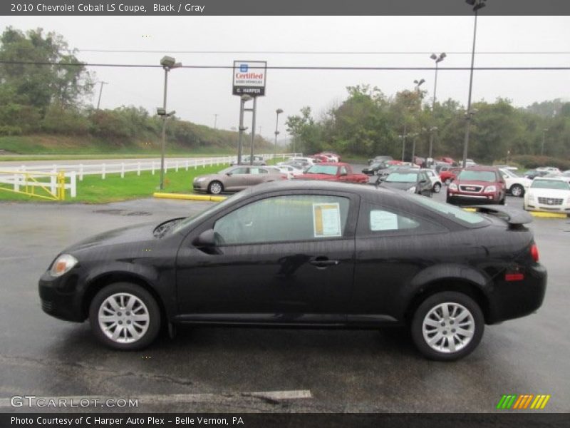 Black / Gray 2010 Chevrolet Cobalt LS Coupe