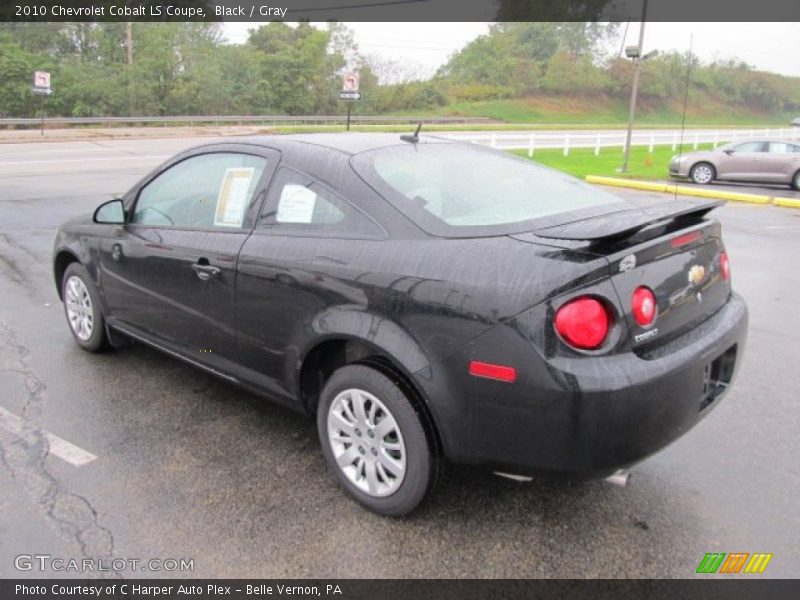 Black / Gray 2010 Chevrolet Cobalt LS Coupe