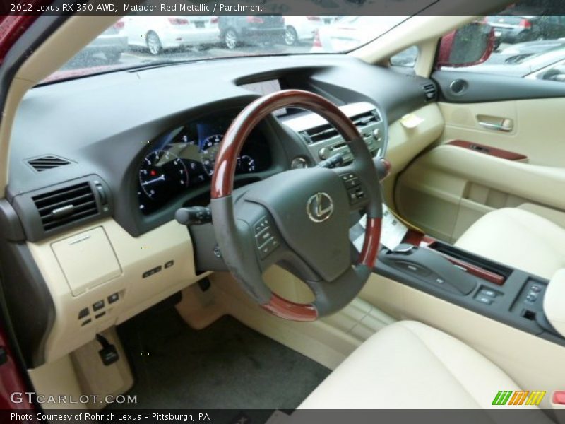  2012 RX 350 AWD Parchment Interior