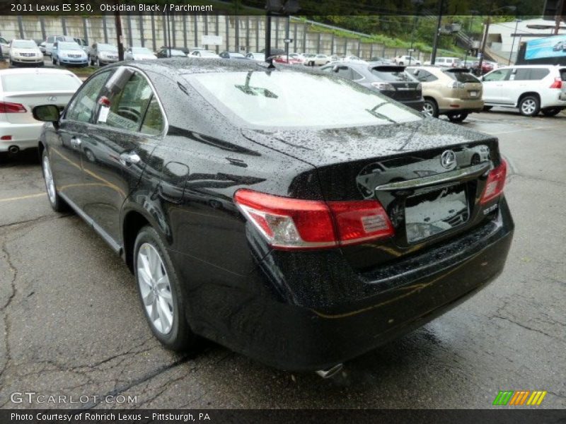 Obsidian Black / Parchment 2011 Lexus ES 350
