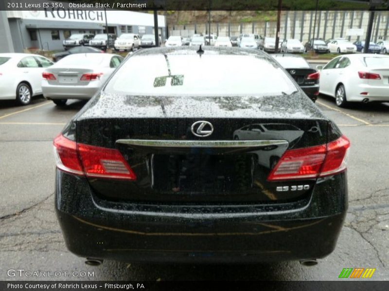 Obsidian Black / Parchment 2011 Lexus ES 350
