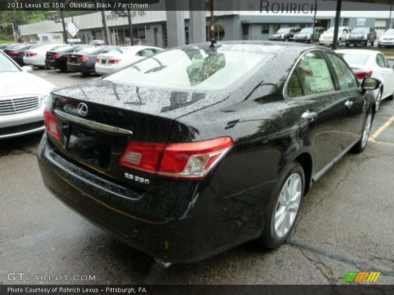 Obsidian Black / Parchment 2011 Lexus ES 350
