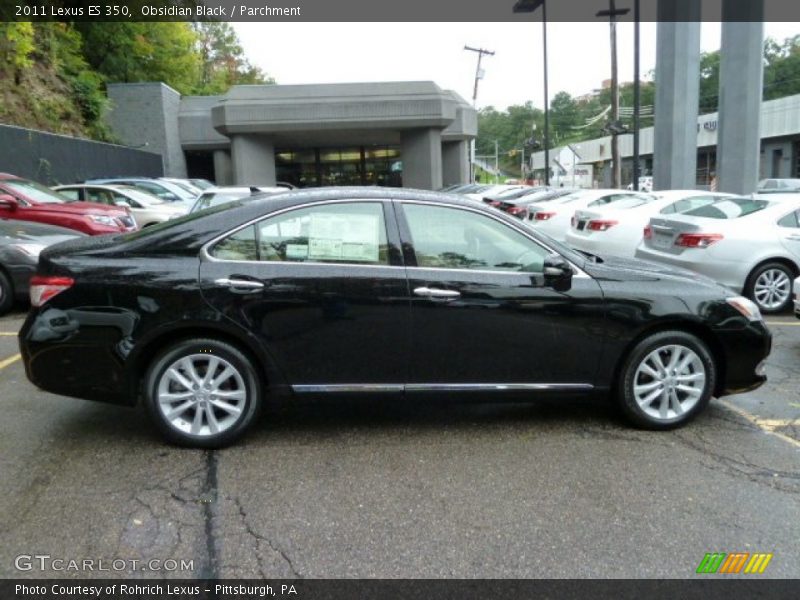Obsidian Black / Parchment 2011 Lexus ES 350