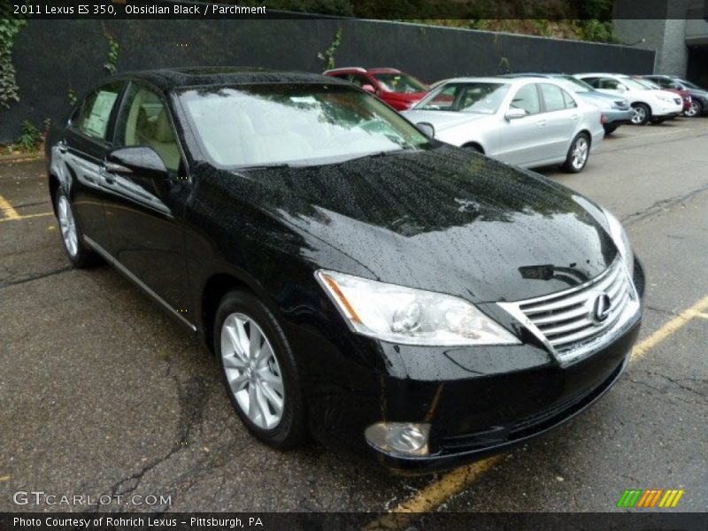 Obsidian Black / Parchment 2011 Lexus ES 350