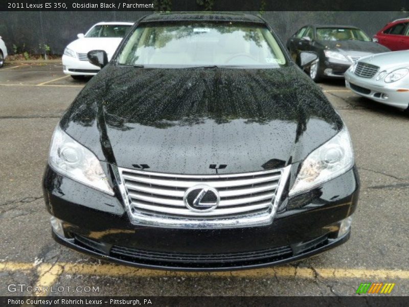 Obsidian Black / Parchment 2011 Lexus ES 350