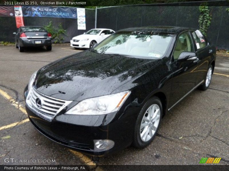 Obsidian Black / Parchment 2011 Lexus ES 350