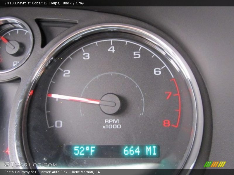 Black / Gray 2010 Chevrolet Cobalt LS Coupe