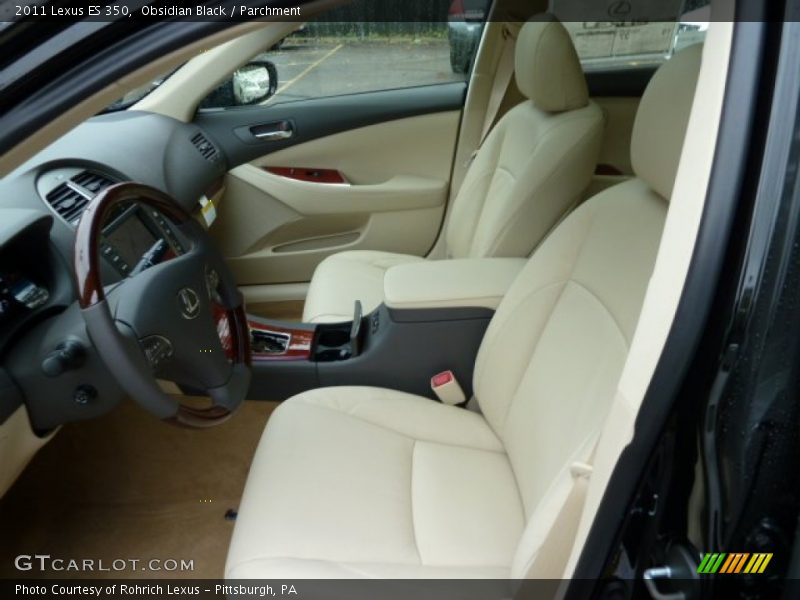 Obsidian Black / Parchment 2011 Lexus ES 350