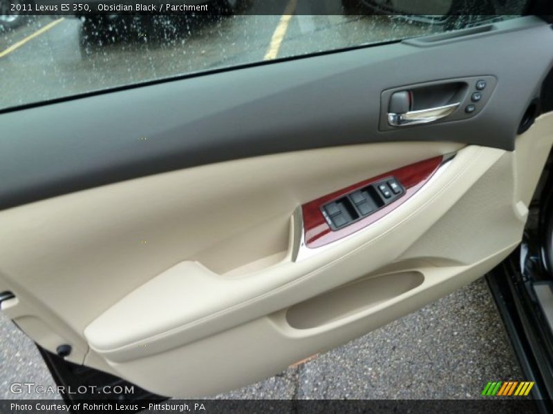Obsidian Black / Parchment 2011 Lexus ES 350