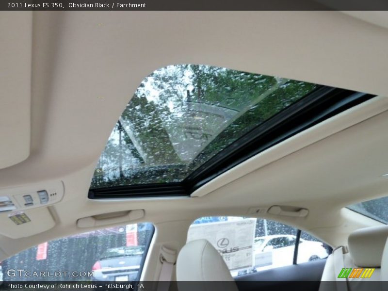 Obsidian Black / Parchment 2011 Lexus ES 350