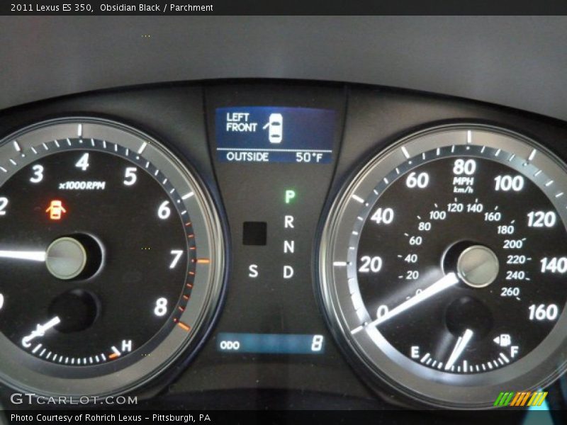 Obsidian Black / Parchment 2011 Lexus ES 350