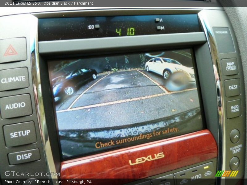 Obsidian Black / Parchment 2011 Lexus ES 350