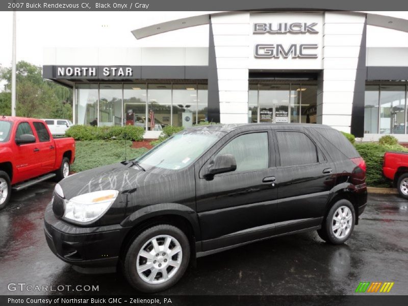 Black Onyx / Gray 2007 Buick Rendezvous CX