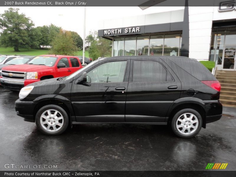 Black Onyx / Gray 2007 Buick Rendezvous CX