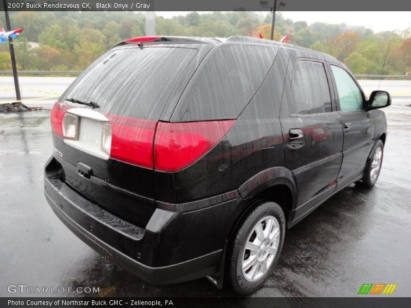 Black Onyx / Gray 2007 Buick Rendezvous CX