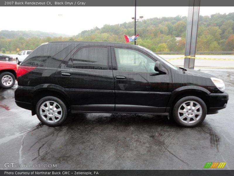 Black Onyx / Gray 2007 Buick Rendezvous CX