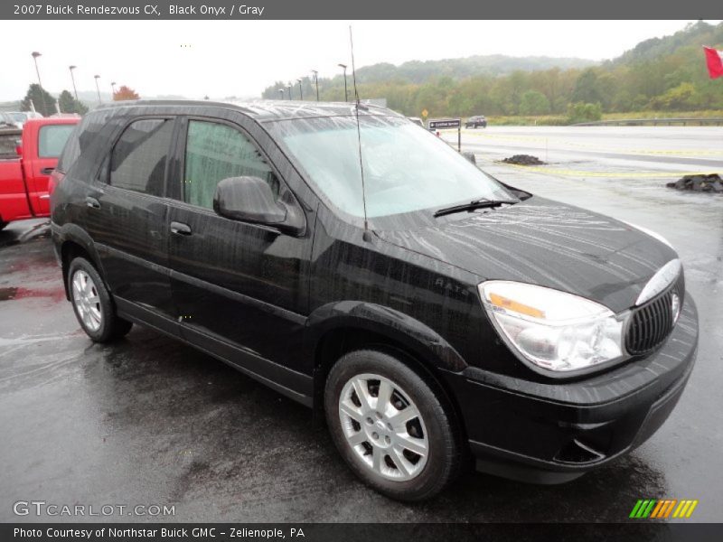 Black Onyx / Gray 2007 Buick Rendezvous CX