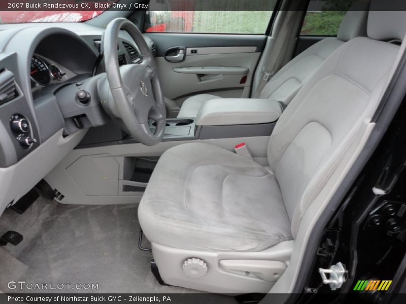 Black Onyx / Gray 2007 Buick Rendezvous CX