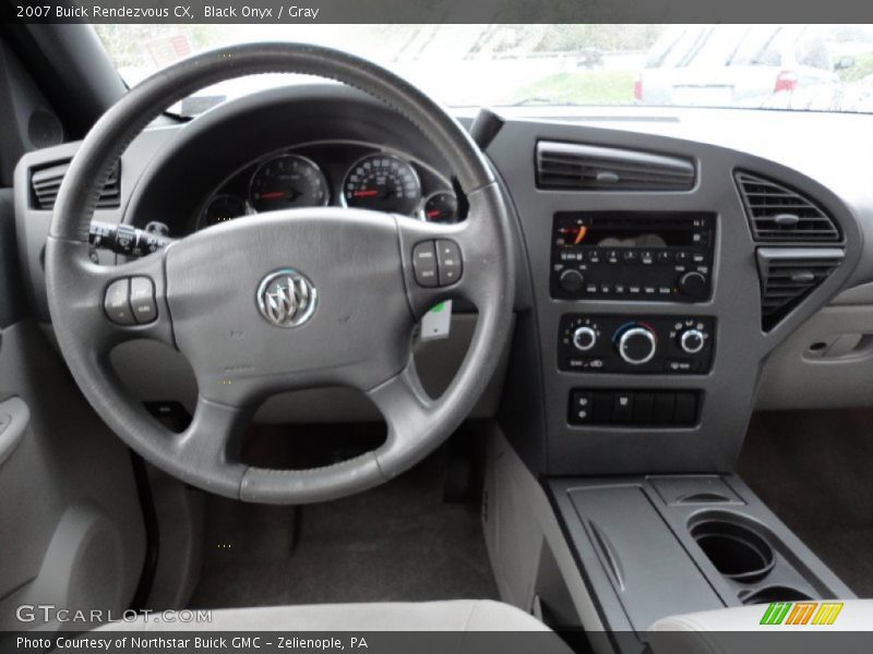 Black Onyx / Gray 2007 Buick Rendezvous CX