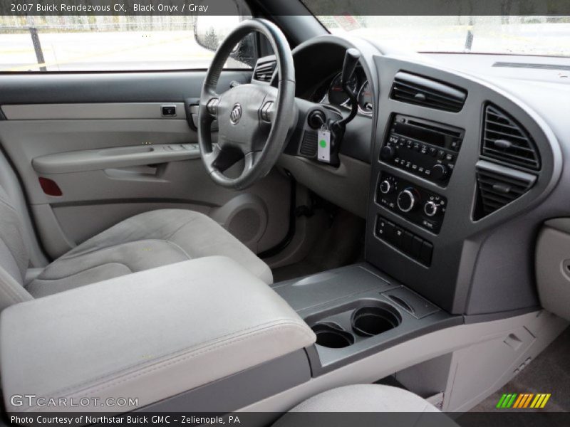Black Onyx / Gray 2007 Buick Rendezvous CX