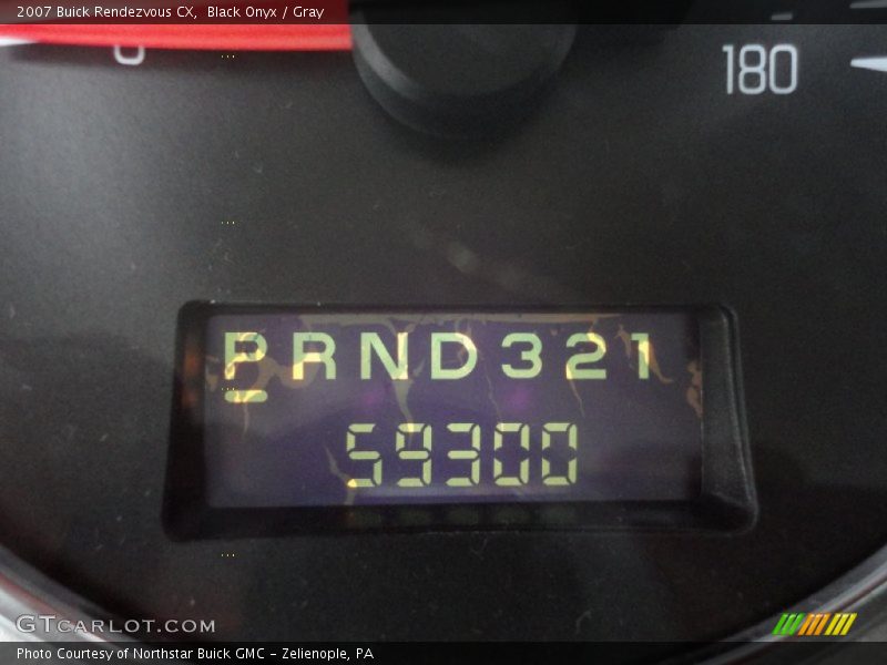Black Onyx / Gray 2007 Buick Rendezvous CX