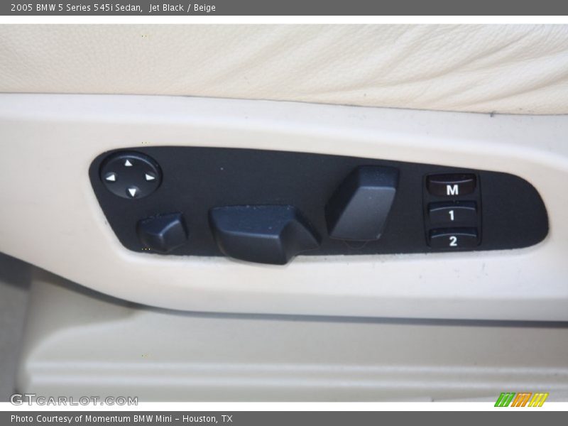 Jet Black / Beige 2005 BMW 5 Series 545i Sedan