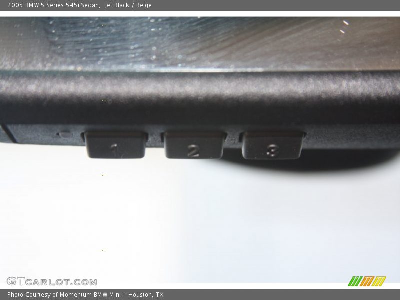 Jet Black / Beige 2005 BMW 5 Series 545i Sedan