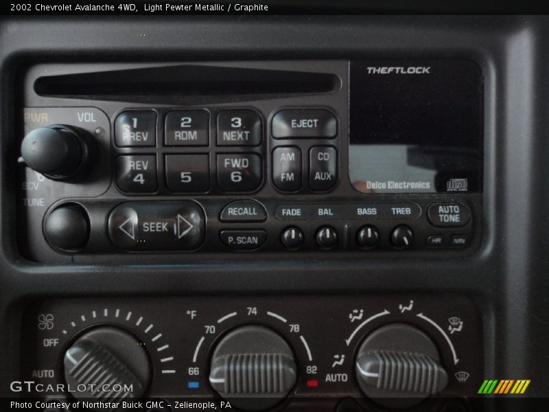 Light Pewter Metallic / Graphite 2002 Chevrolet Avalanche 4WD