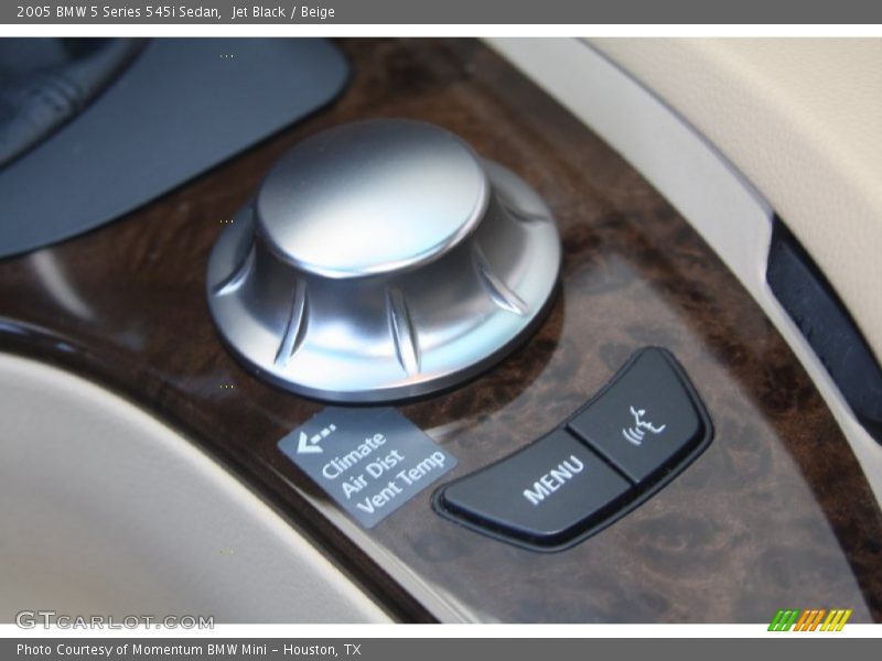 Jet Black / Beige 2005 BMW 5 Series 545i Sedan