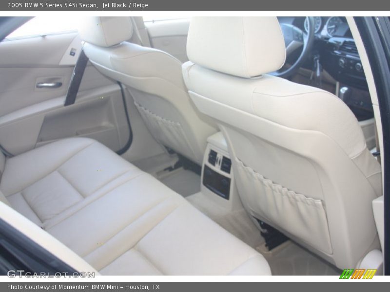 Jet Black / Beige 2005 BMW 5 Series 545i Sedan