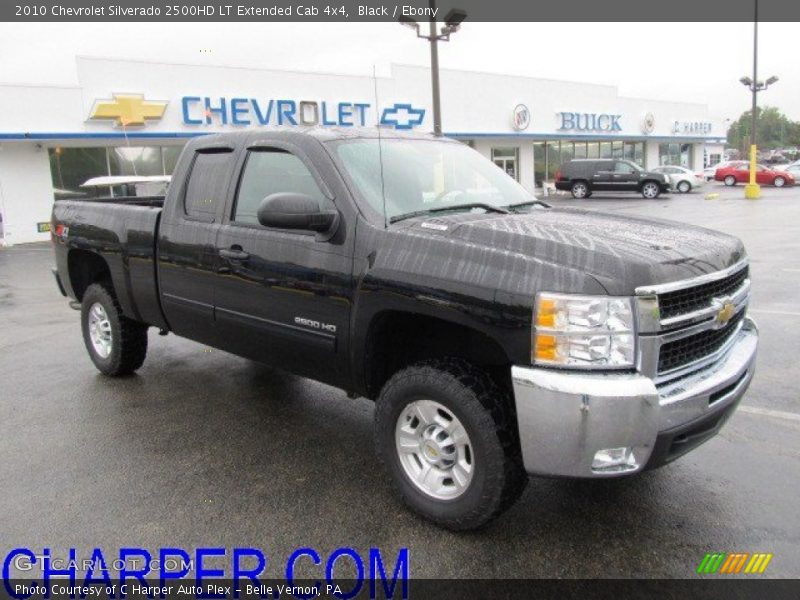 Black / Ebony 2010 Chevrolet Silverado 2500HD LT Extended Cab 4x4