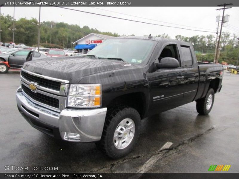 Black / Ebony 2010 Chevrolet Silverado 2500HD LT Extended Cab 4x4