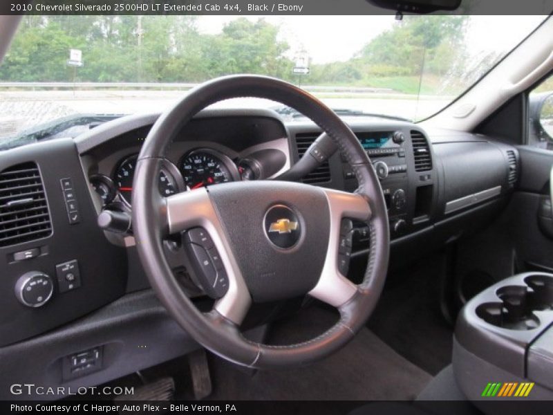 Black / Ebony 2010 Chevrolet Silverado 2500HD LT Extended Cab 4x4