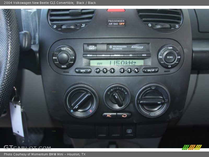 Black / Black 2004 Volkswagen New Beetle GLS Convertible