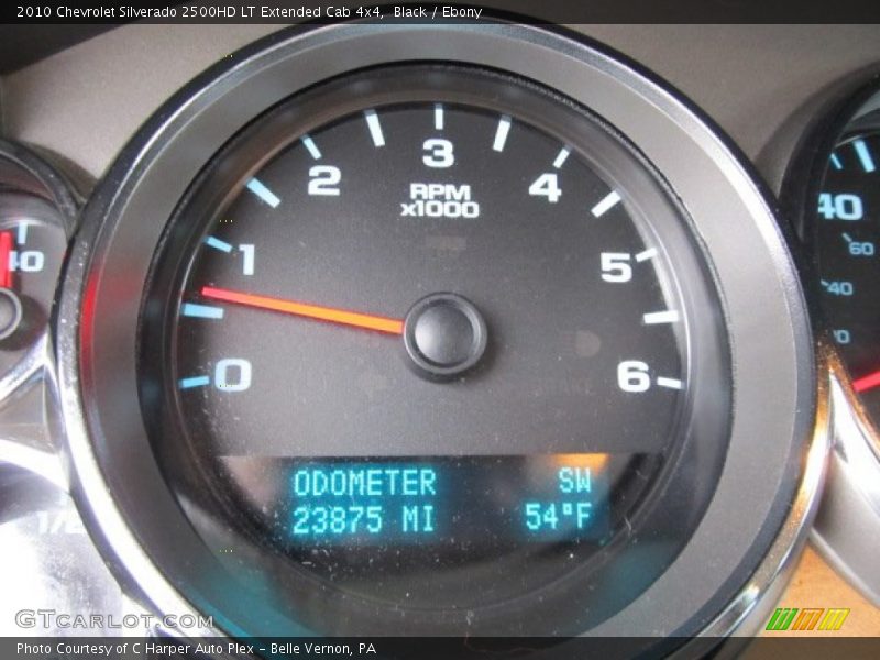 Black / Ebony 2010 Chevrolet Silverado 2500HD LT Extended Cab 4x4