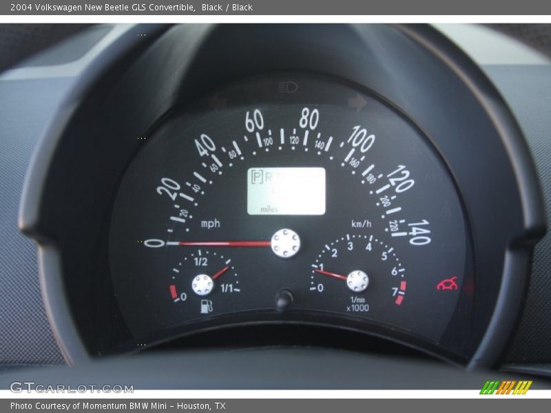 Black / Black 2004 Volkswagen New Beetle GLS Convertible