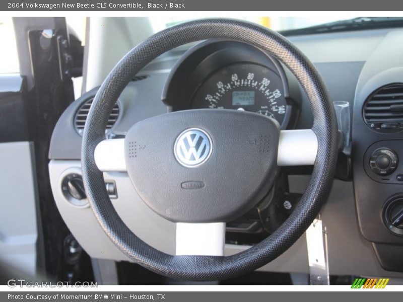 Black / Black 2004 Volkswagen New Beetle GLS Convertible