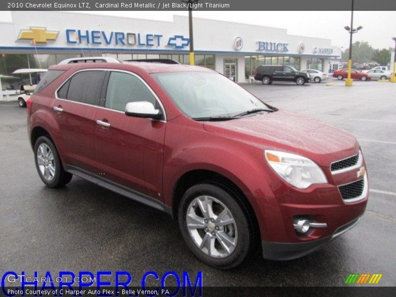 Cardinal Red Metallic / Jet Black/Light Titanium 2010 Chevrolet Equinox LTZ