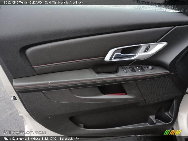 Gold Mist Metallic / Jet Black 2012 GMC Terrain SLE AWD