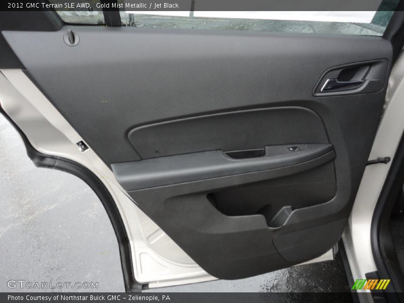 Gold Mist Metallic / Jet Black 2012 GMC Terrain SLE AWD