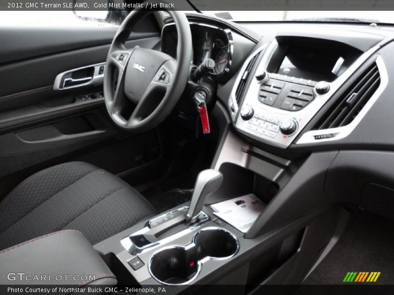 Gold Mist Metallic / Jet Black 2012 GMC Terrain SLE AWD