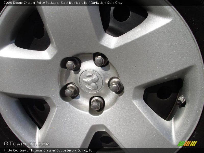 Steel Blue Metallic / Dark/Light Slate Gray 2008 Dodge Charger Police Package