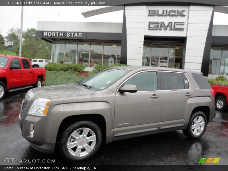 Mocha Steel Metallic / Jet Black 2012 GMC Terrain SLE AWD