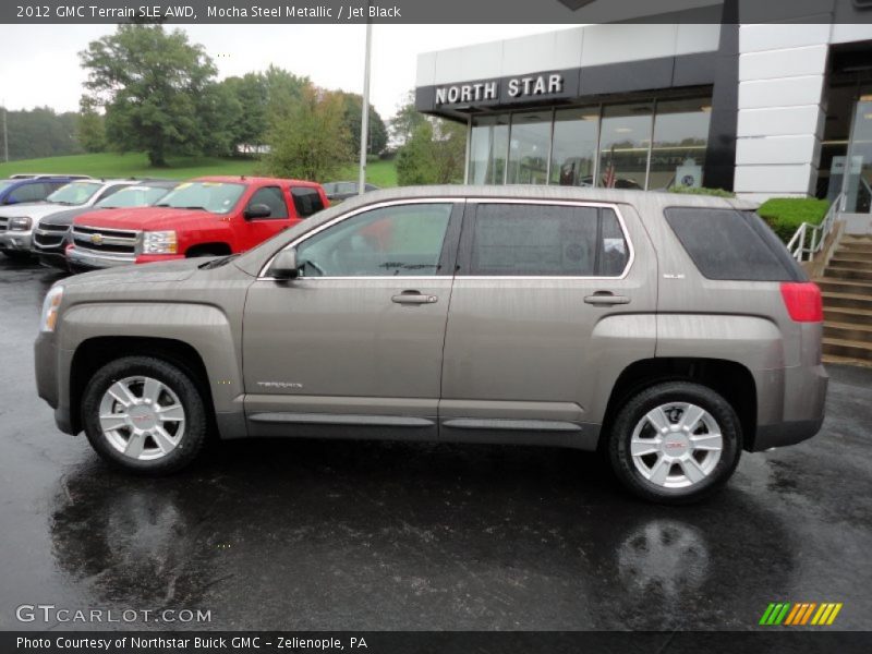 Mocha Steel Metallic / Jet Black 2012 GMC Terrain SLE AWD