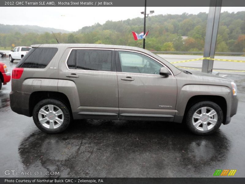 Mocha Steel Metallic / Jet Black 2012 GMC Terrain SLE AWD