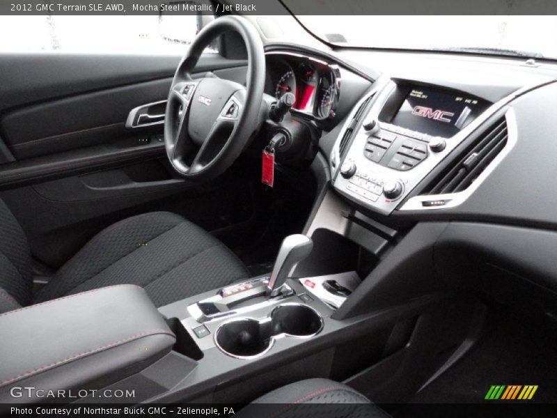 Mocha Steel Metallic / Jet Black 2012 GMC Terrain SLE AWD