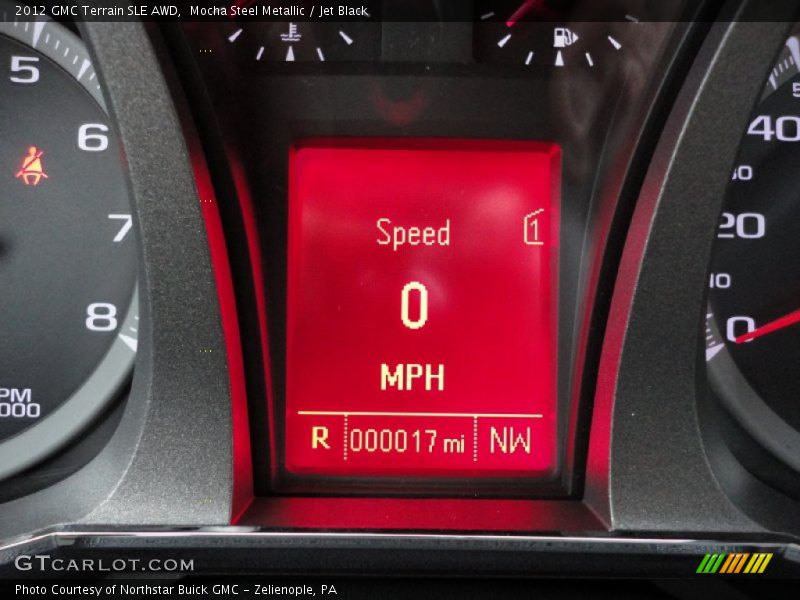 Mocha Steel Metallic / Jet Black 2012 GMC Terrain SLE AWD