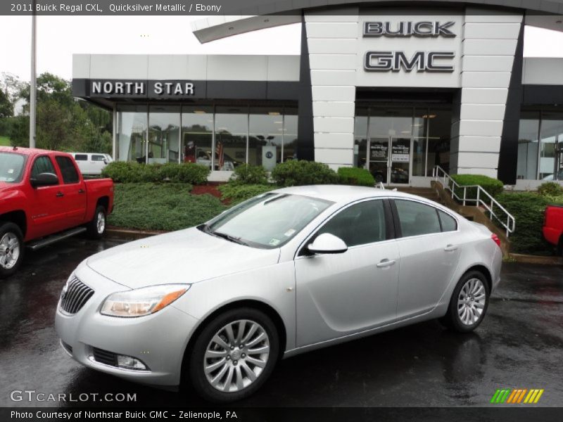 Quicksilver Metallic / Ebony 2011 Buick Regal CXL